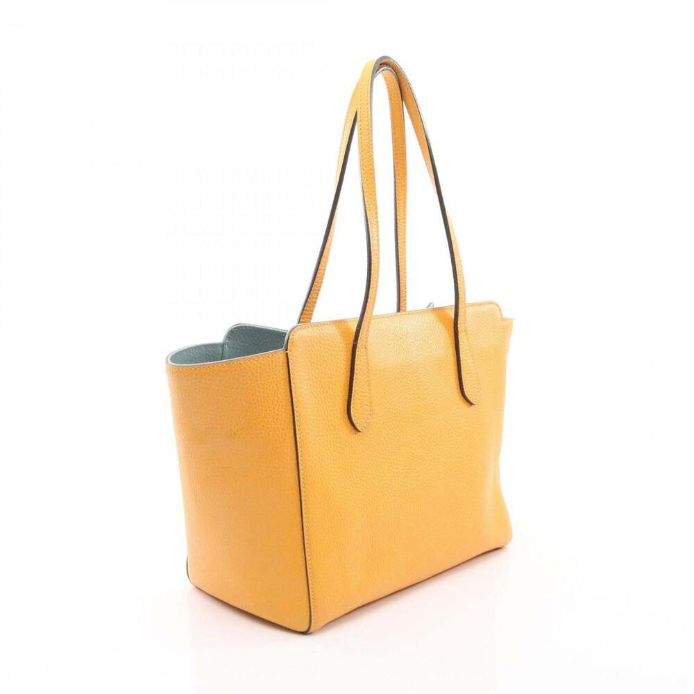 GUCCI Authentic Yellow Leather Tote Bag - Picture 2 of 9